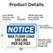 Signmission Max Floor Load 100 Lbs Per Sq Foot, 10 in W x Rectangle, Aluminum OS-2PACK-NS-A-710-L-15925 - alternate 4